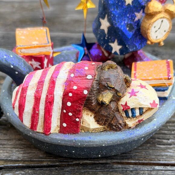 Pam Schifferl Midwest Cannon Falls Sandman Enchanted Winter's Eve Candle Holder - Picture 3 of 10